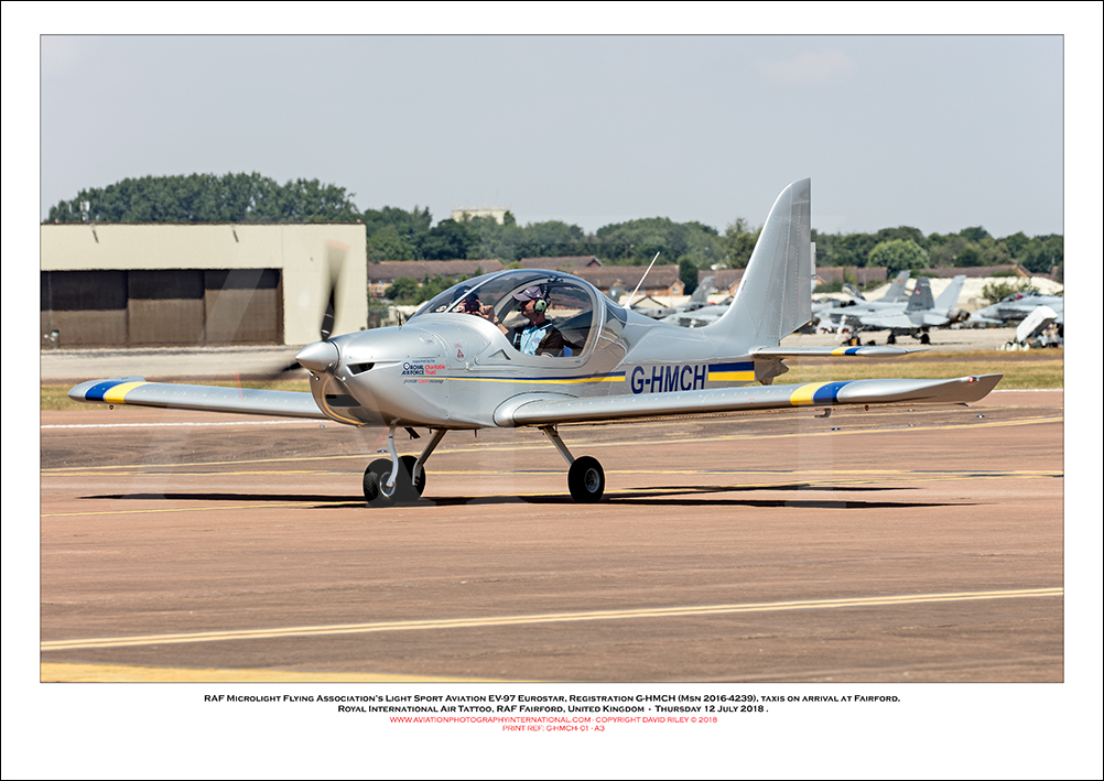 G-HMCH - RAF Microlight Flying Association�s Light Sport Aviation EV-97 Eurostar  (Msn 2016-4239) - 01