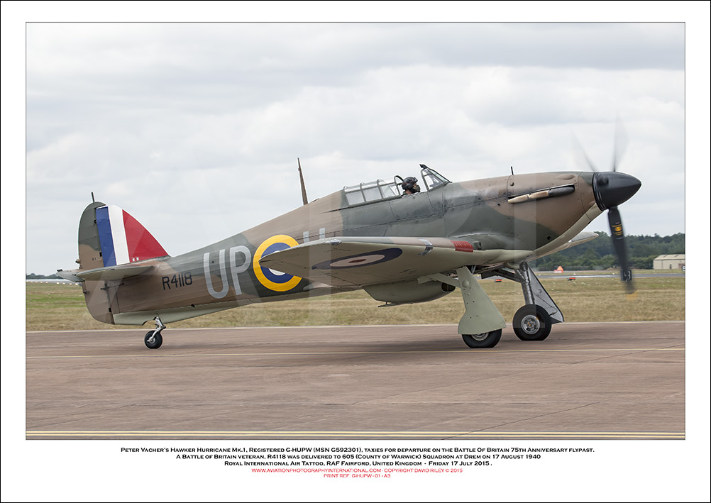 G-HUPW - Hawker Hurricane Mk.1 (Msn G592301) - 01