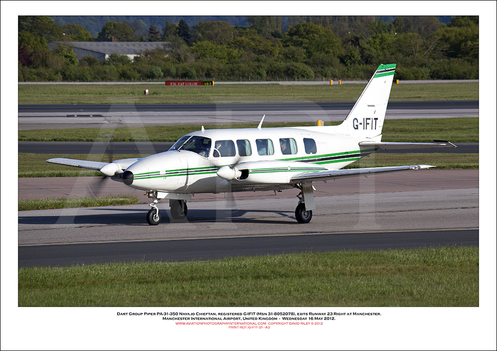 G-IFIT - Dart Group Piper PA-31-350 Navajo Chieftan (Msn 31-8052078) - 01
