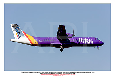 G-ISLI - FlyBe Aerospatiale ATR-72-212A ( Operated by Blue Islands)  (Msn 529) - 01