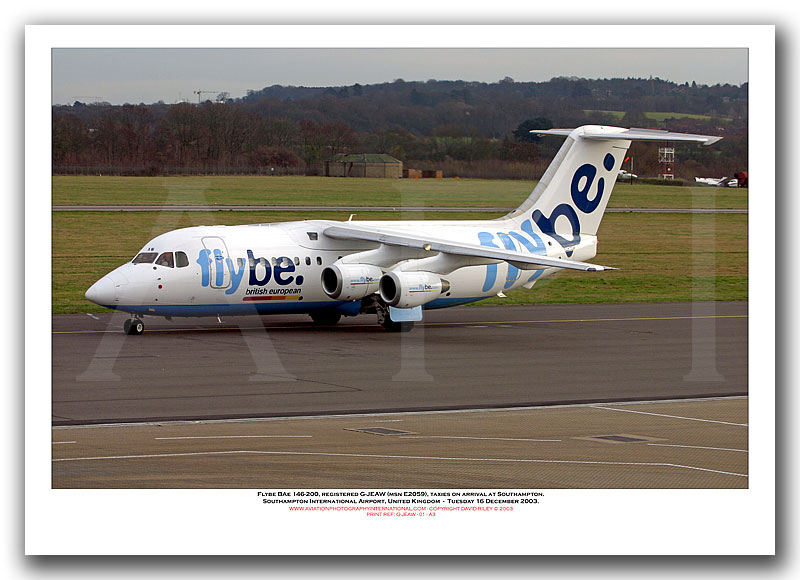 G-JEAW - Flybe BAe 146-200  (Msn E20598) - 01