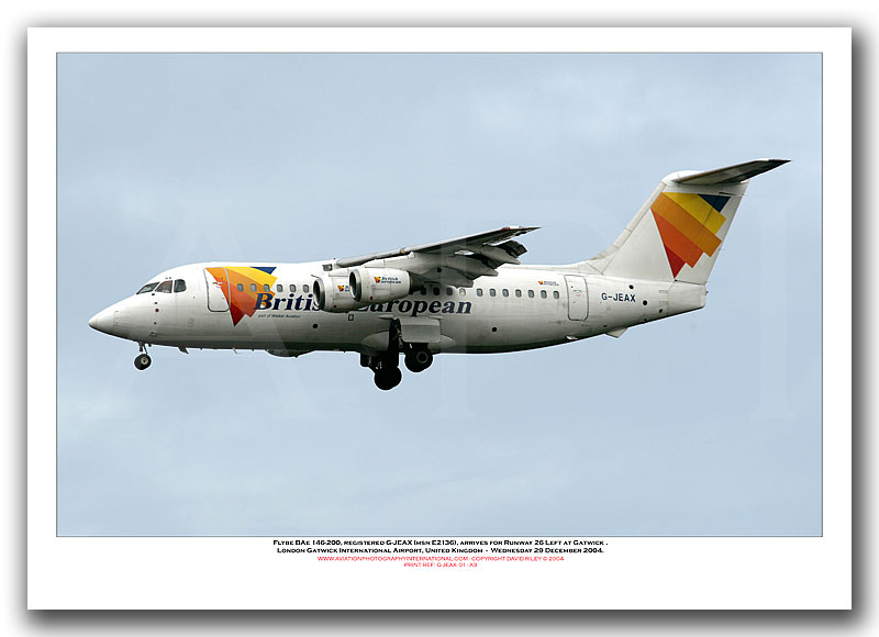 G-JEAX - Flybe BAe 146-200  (Msn E2136) - 01