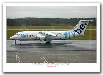 G-JEBE - Flybe BAe 146-300  (Msn E3206) - 01