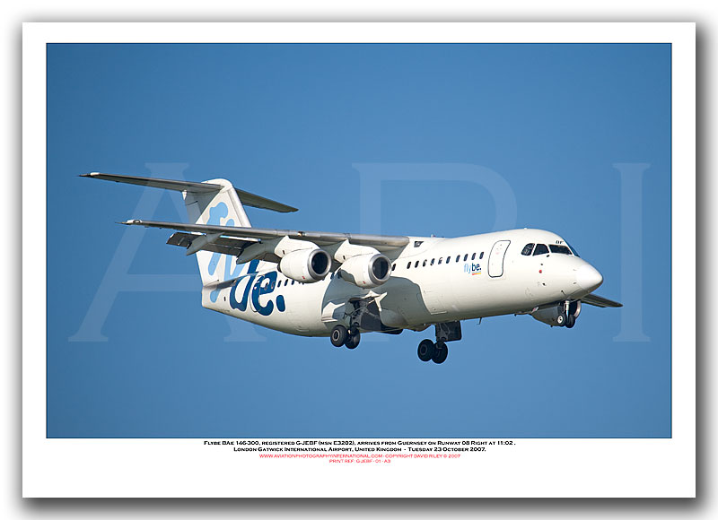 G-JEBF - Flybe BAe 146-300  (Msn E3202) - 01