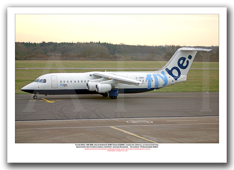 G-JEBH - Flybe BAe 146-300  (Msn E3205) - 01