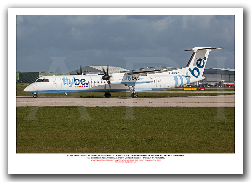 G-JECG - Flybe Bombardier DHC8-402  (Msn 4098) - 01