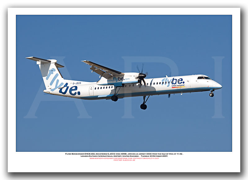 G-JECG - Flybe Bombardier DHC8-402  (Msn 4098) - 04