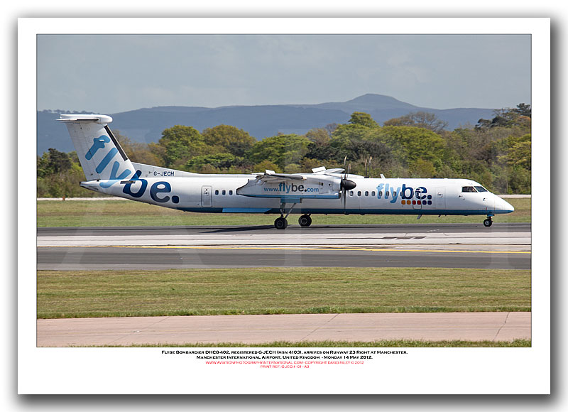 G-JECH - Flybe Bombardier DHC8-402  (Msn 4103) - 01