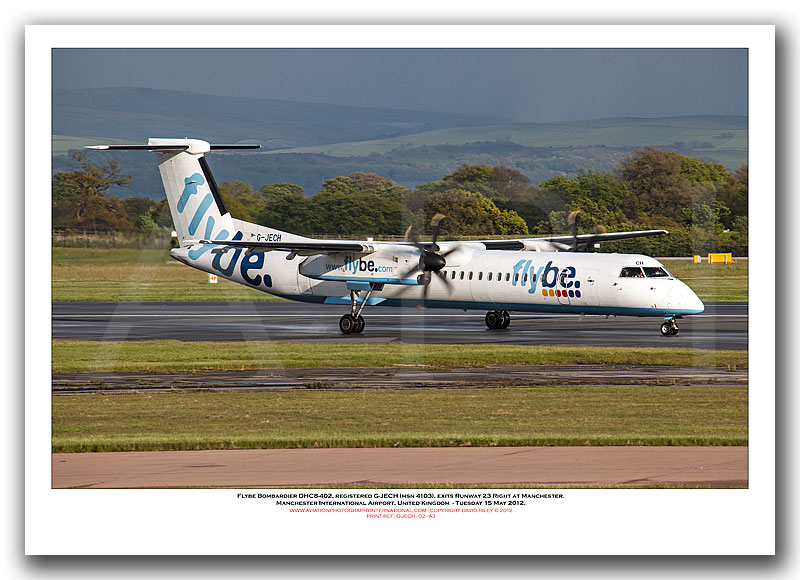 G-JECH - Flybe Bombardier DHC8-402  (Msn 4103) - 02