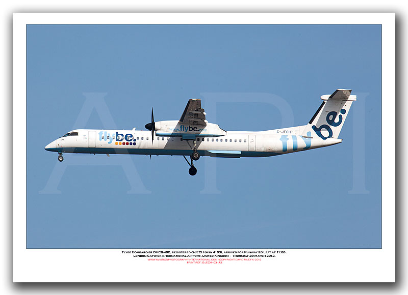 G-JECH - Flybe Bombardier DHC8-402  (Msn 4103) - 03