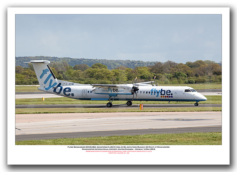 G-JECM - Flybe Bombardier DHC8-402  (Msn 4118) - 01