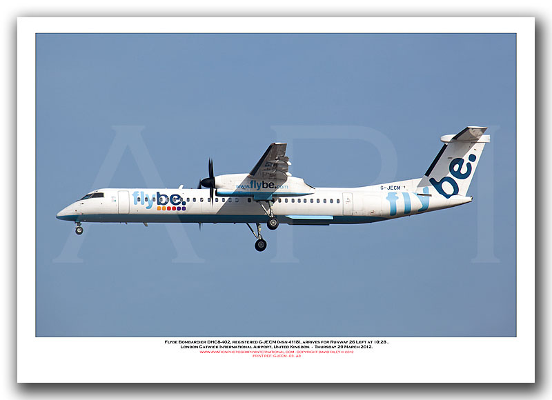 G-JECM - Flybe Bombardier DHC8-402  (Msn 4118) - 03