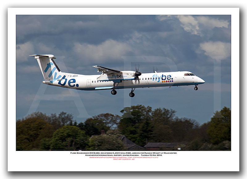 G-JECO - Flybe Bombardier DHC8-402  (Msn 4126) - 01