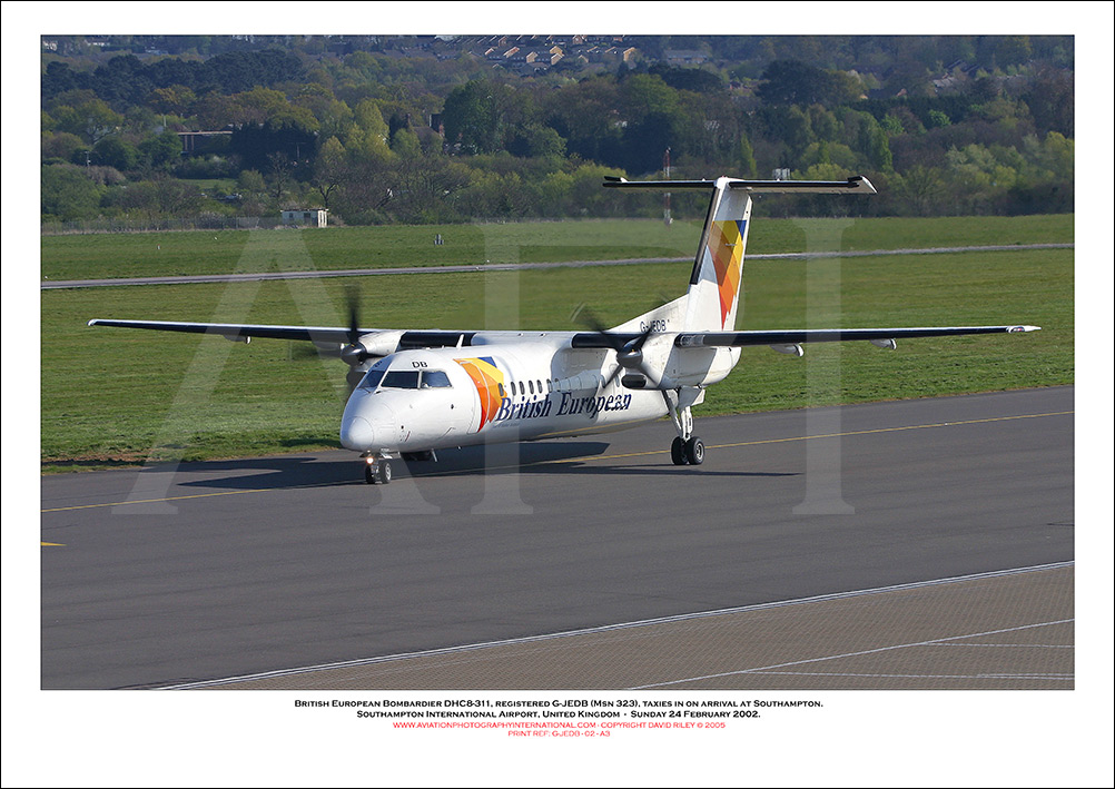 G-JEDB - Flybe Bombardier DHC8-311  (Msn 323) - 02