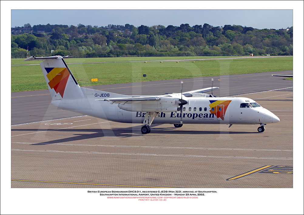 G-JEDB - Flybe Bombardier DHC8-311  (Msn 323) - 03