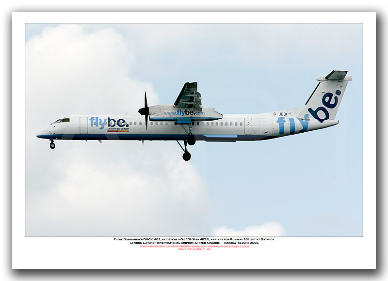 G-JEDI - Flybe Bombardier DHC8-402  (Msn 4052) - 01