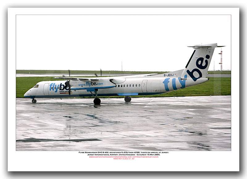 G-JEDJ - Flybe Bombardier DHC8-402  (Msn 4058) - 01