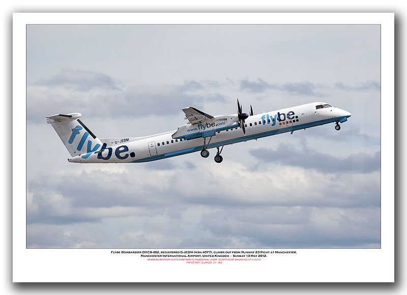 G-JEDM - Flybe Bombardier DHC8-402  (Msn 4077) - 01