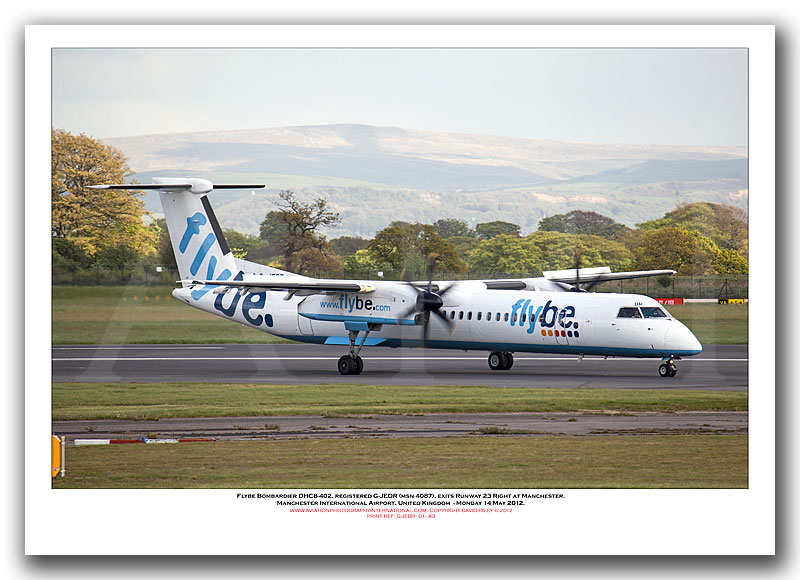 G-JEDR - Flybe Bombardier DHC8-402  (Msn 4087) - 01
