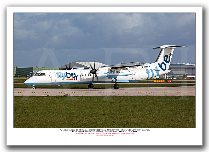 G-JEDT - Flybe Bombardier DHC8-402  (Msn 4088) - 02
