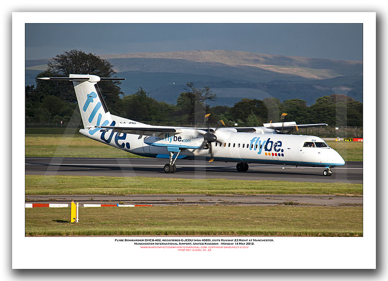 G-JEDU - Flybe Bombardier DHC8-402  (Msn 4089) - 01