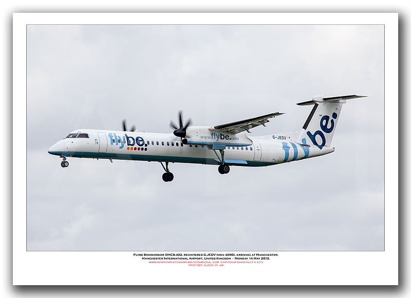 G-JEDV - Flybe Bombardier DHC8-402  (Msn 4090) - 01