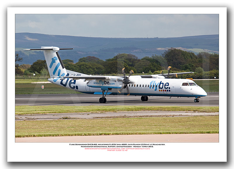 G-JEDV - Flybe Bombardier DHC8-402  (Msn 4090) - 02