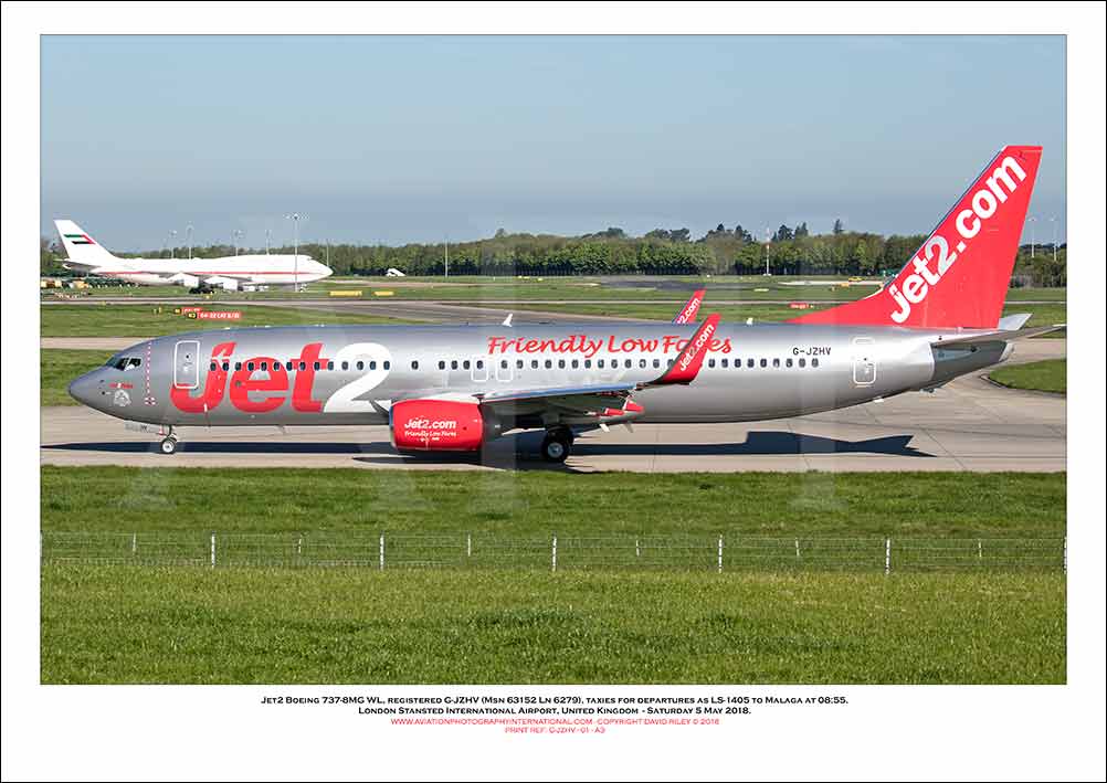 G-JZHV -  Jet2 Boeing  737-8MG WL (Msn 63152 Ln 6279) - 01