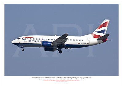 G-LGTE - British Airways Boeing 737-3YO (Msn 24908 ln 2015) - 02