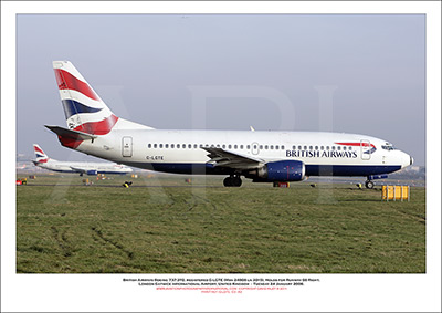 G-LGTE - British Airways Boeing 737-3YO (Msn 24908 ln 2015) - 03