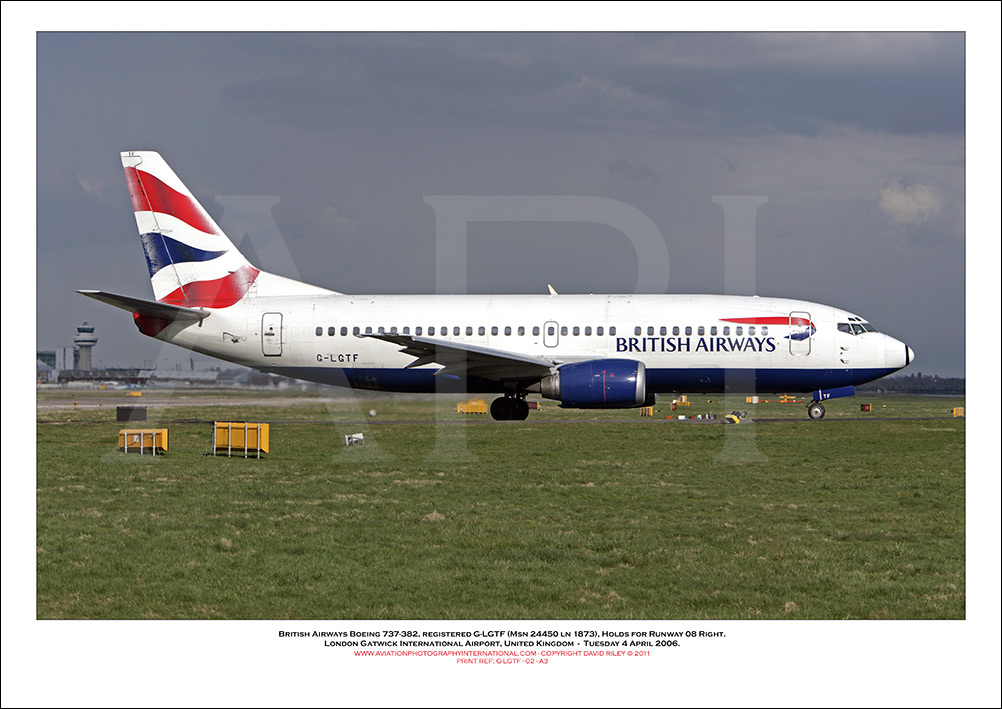 G-LGTF - British Airways Boeing 737-382 (Msn 24450 ln 1873) - 02
