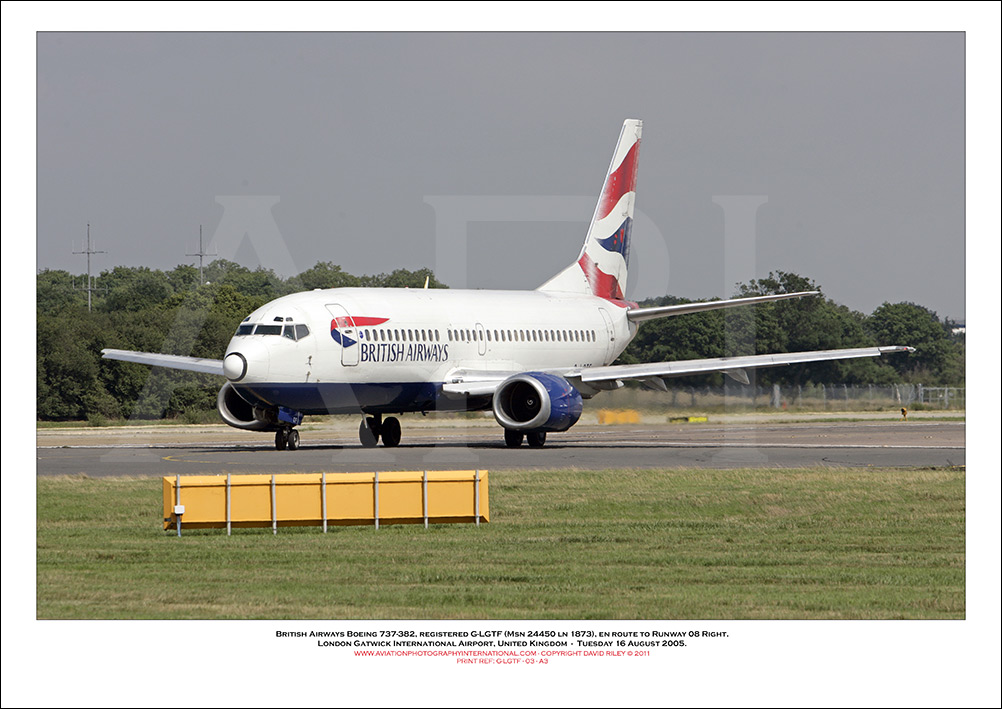 G-LGTF - British Airways Boeing 737-382 (Msn 24450 ln 1873) - 03