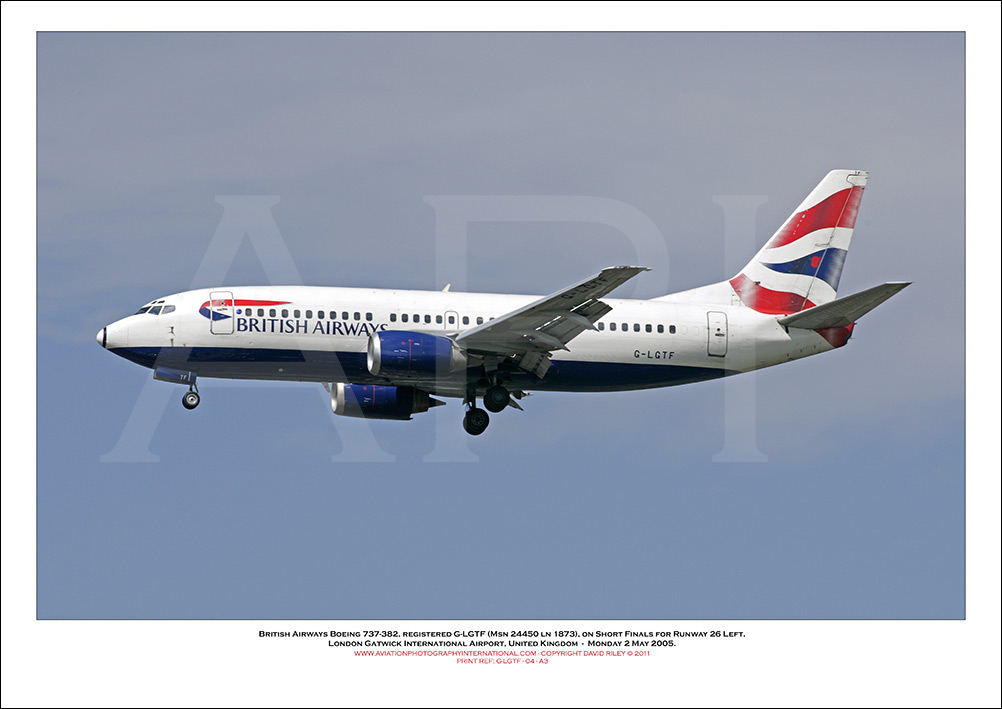 G-LGTF - British Airways Boeing 737-382 (Msn 24450 ln 1873) - 04