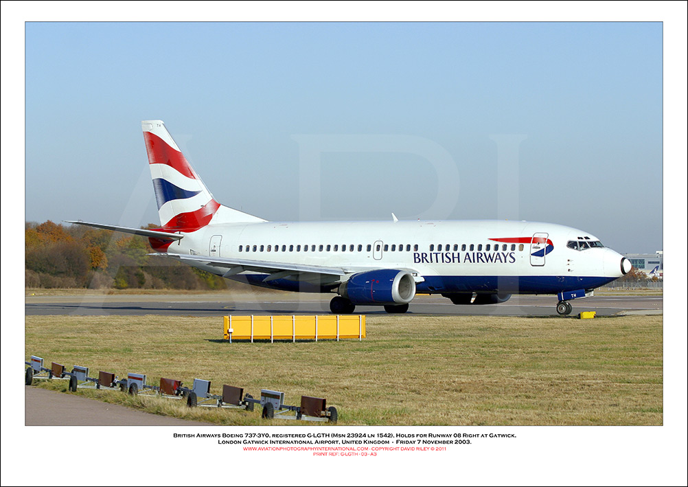 G-LGTH - British Airways Boeing 737-3YO (Msn 23924 ln 1542) - 03