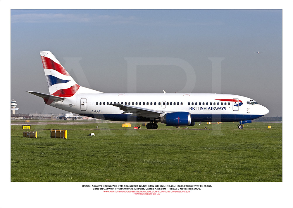 G-LGTI - British Airways Boeing 737-3YO (Msn 23925 ln 1544) - 02