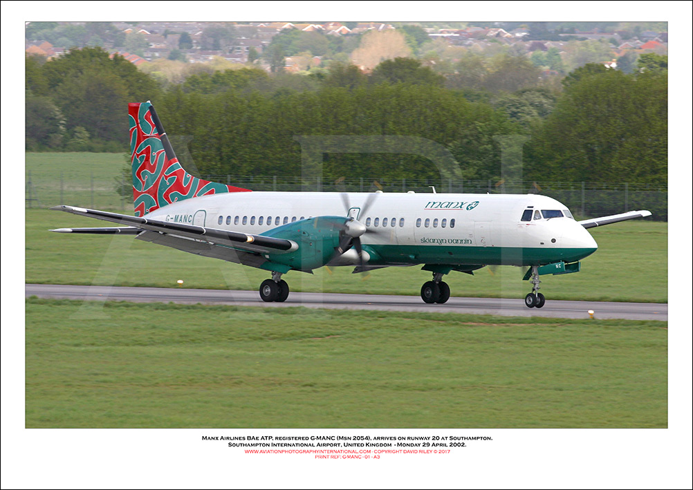G-MANC - Manx Airlines BAe ATP  (Msn 2054) - 01