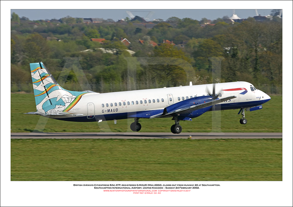 G-MAUD  -British Airways Citiexpress BAe ATP  (Msn 2002) - 02