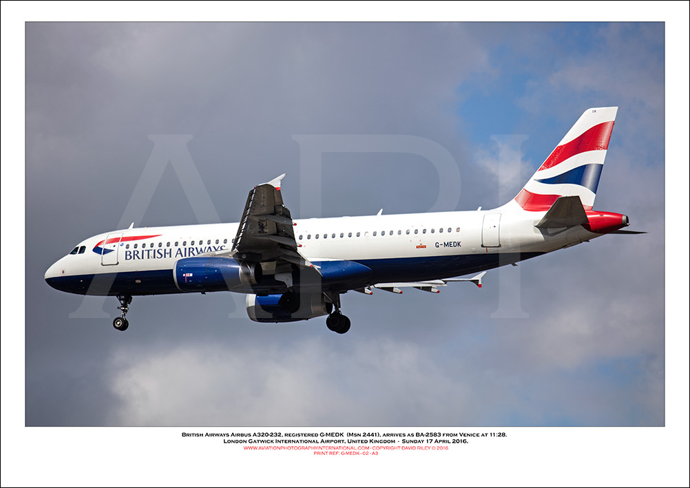 G-MEDK - British Airways Airbus A320-232 (Msn 2441) - 02