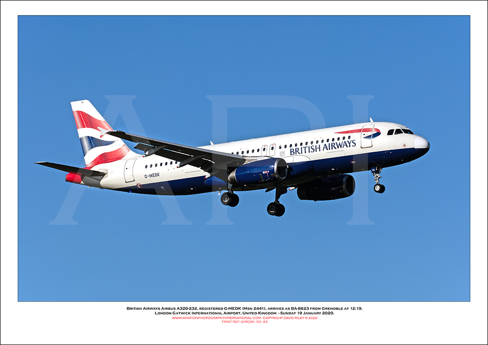 G-MEDK - British Airways Airbus A320-232 (Msn 2441) - 03