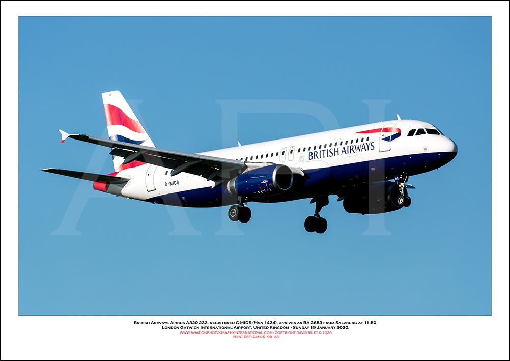 G-MIDS - British Airways Airbus A320-232 (Msn 1424) - 08