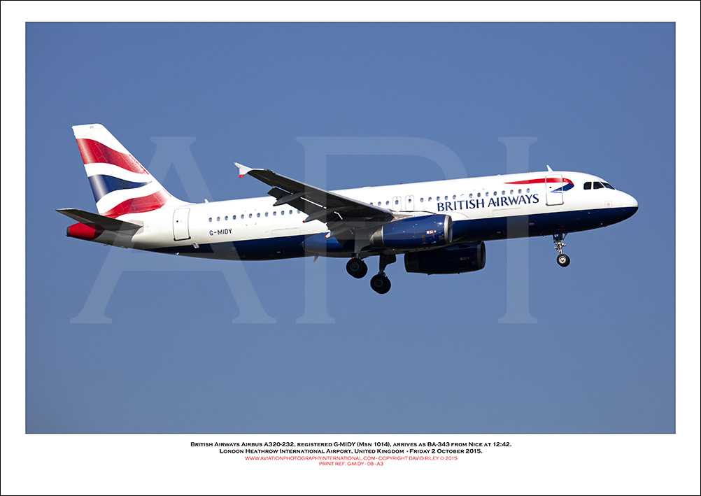 G-MIDY - British Airways Airbus A320-232 (Msn 1014) - 08
