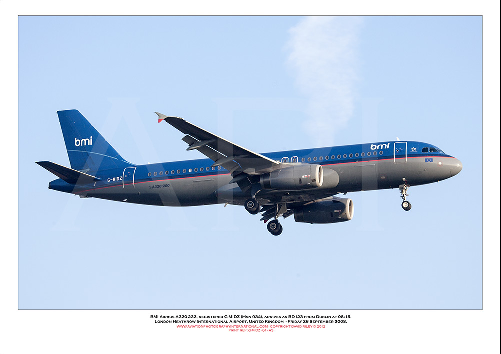 G-MIDZ - BMI Airbus A320-232 (Msn 934) - 01