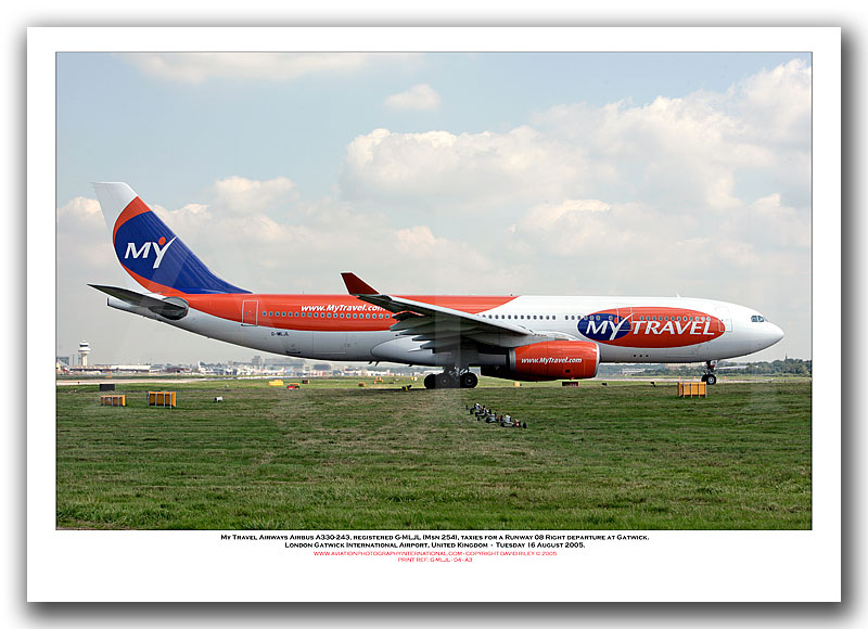 G-MLJL - My Travel Airways Airbus A330-243  (Msn 254) - 01