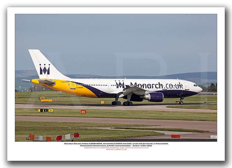 G-MONR - Monarch Airlines Airbus A300B4-605R  (Msn 540) - 02
