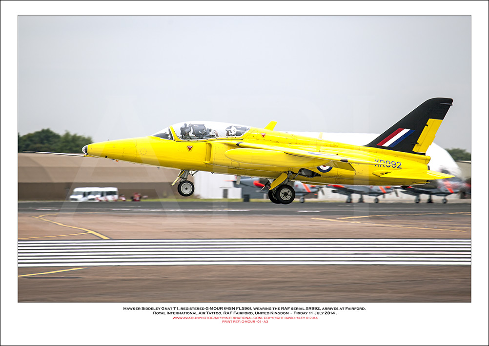 G-MOUR - Hawker Siddeley Gnat T1 (Msn FL596) - 01