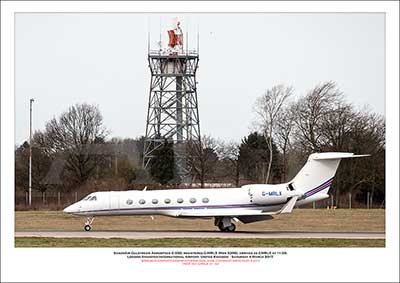 G-MRLX - SaxonAir Gulstream Aerospace G-550 (Msn 5396) - 01