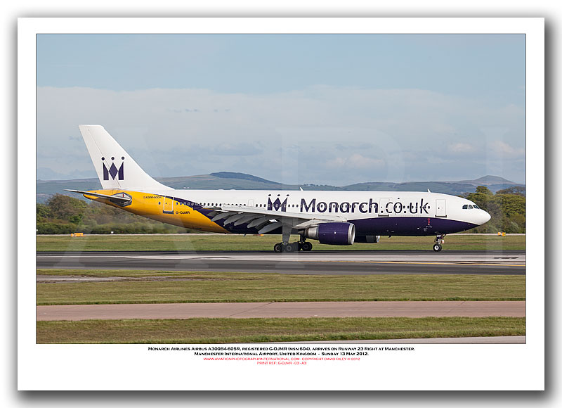 G-OJMR - Monarch Airlines Airbus A300B4-605R  (Msn 605) - 03