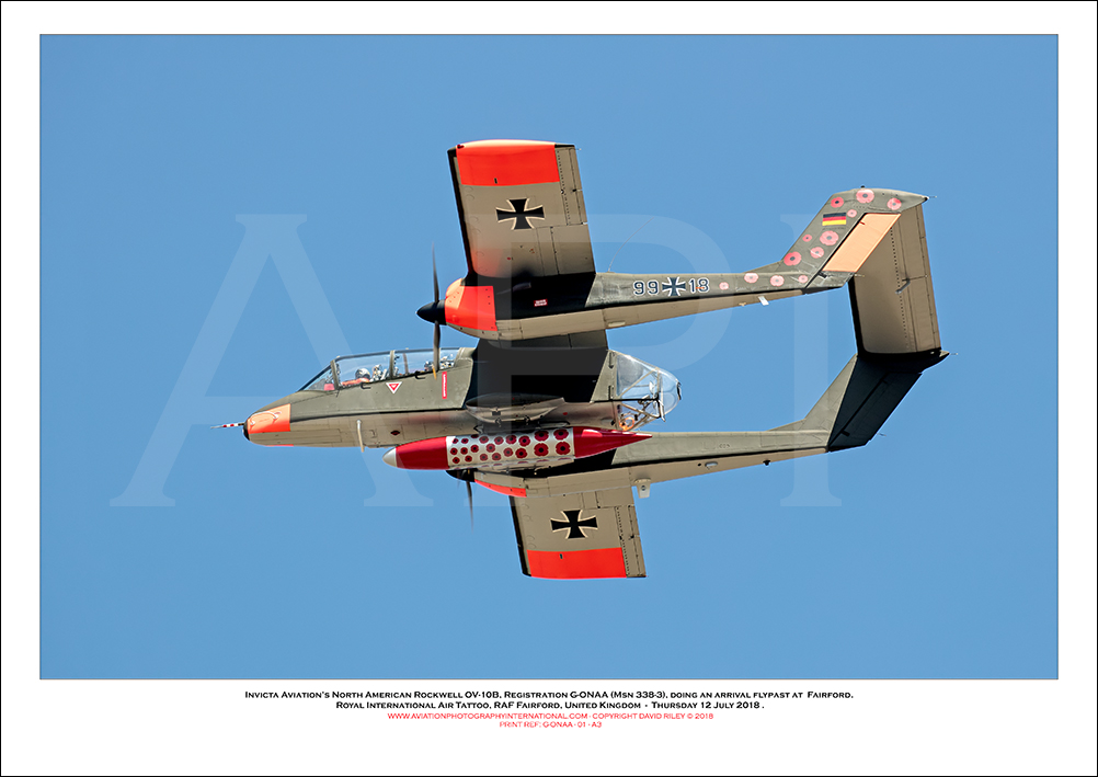 G-ONAA - Invicta Aviation�s North American Rockwell OV-10B (Msn 338-3) - 01