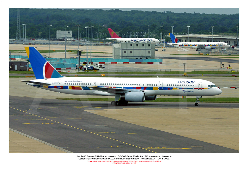 G-OOOB - Air 2000 Boeing 757-28A (Msn 23822 Ln 130) - 01