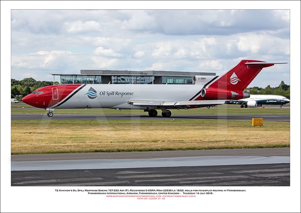 G-OSRA - T2 Aviation�s Oil Spill Response Boeing 727-2S2 Adv (F) (Msn 22938 Ln 1832) - 01